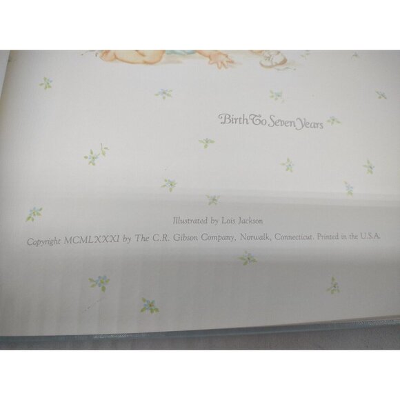 Our Baby Boy Vintage CR Gibson Birth To Seven Years Baby Photo Album 1981 Unused - Picture 5 of 12